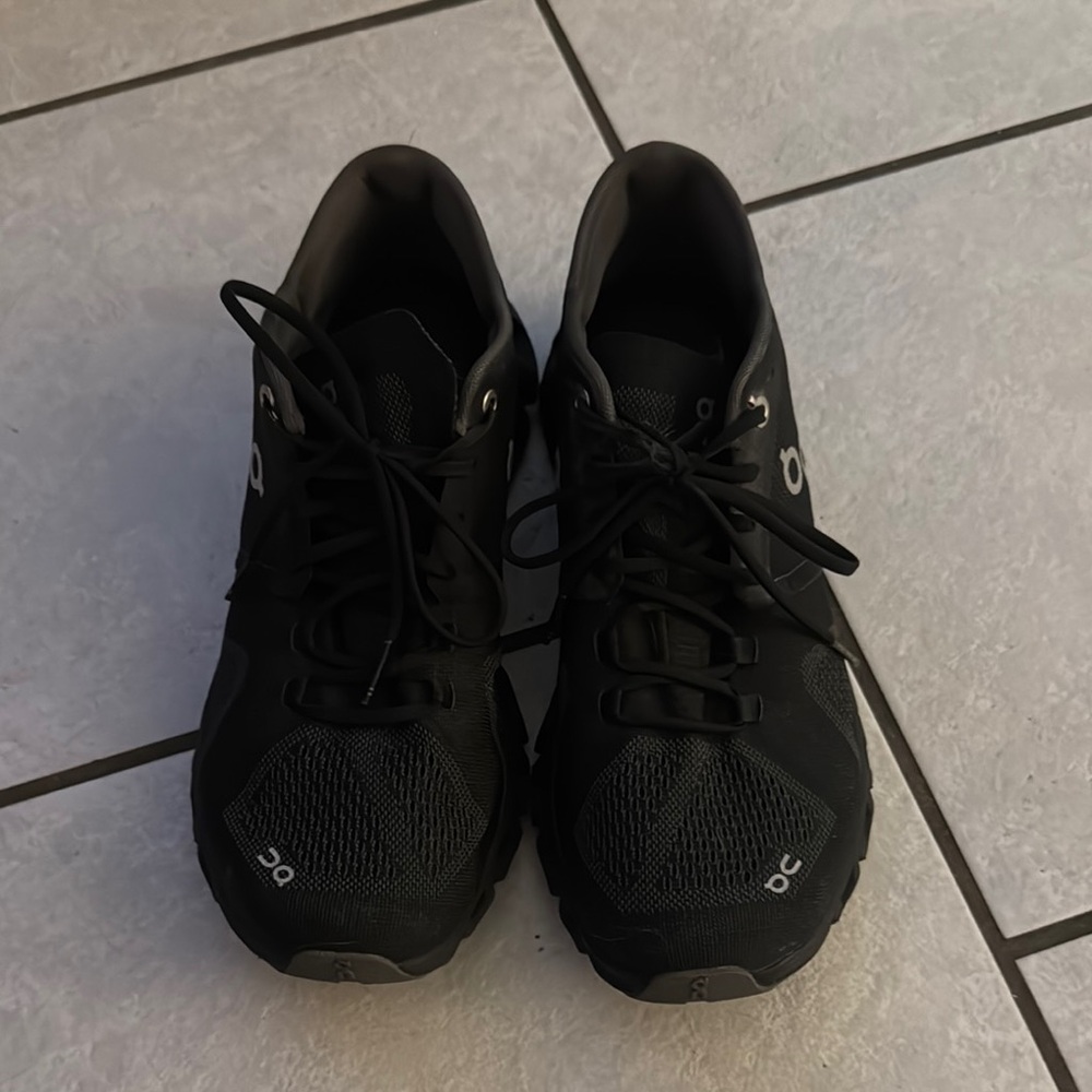 On Running Black Athletic Shoes